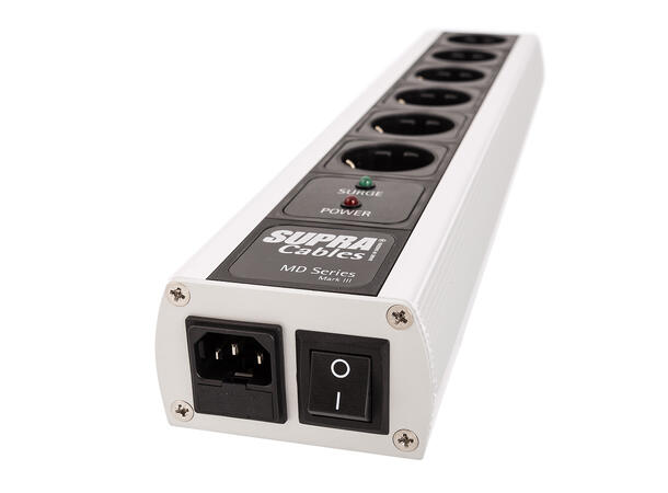 Supra skjermet strømfordeler, filtrering, ovespenningsvern